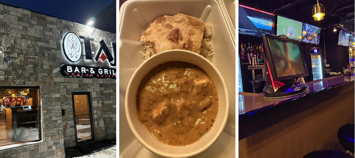 Taj Bar & Grill Menu