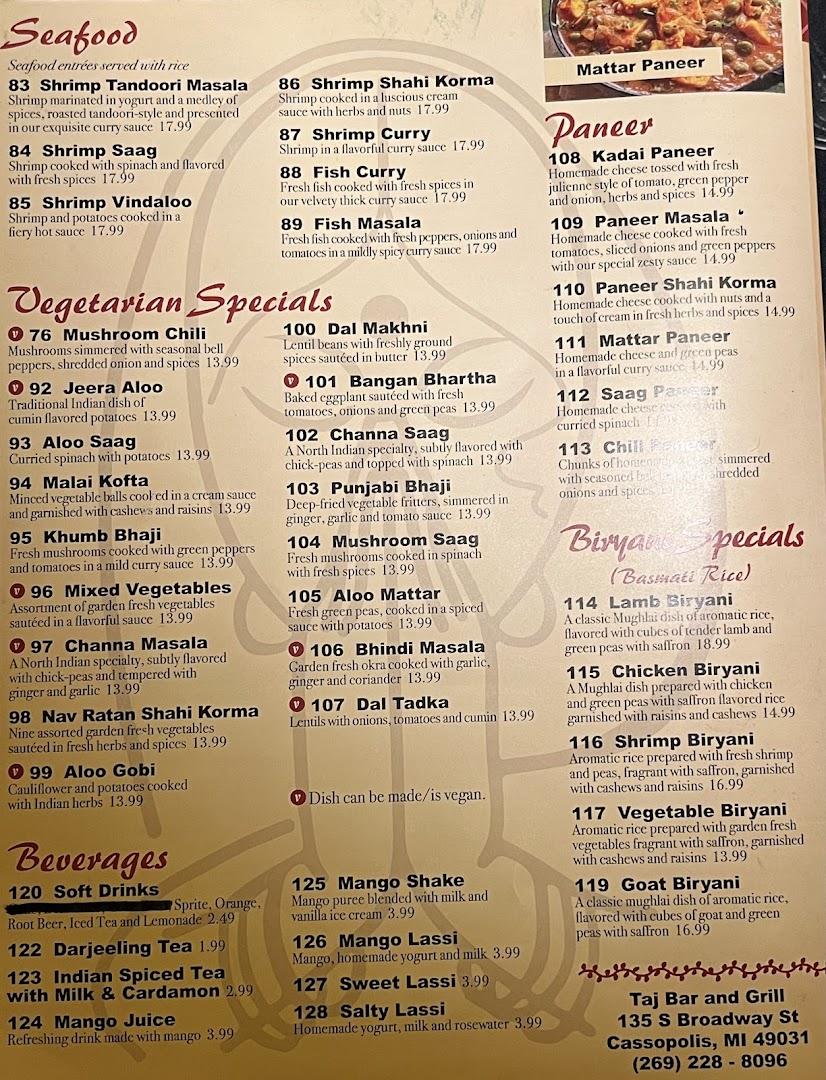 Taj Bar & Grill