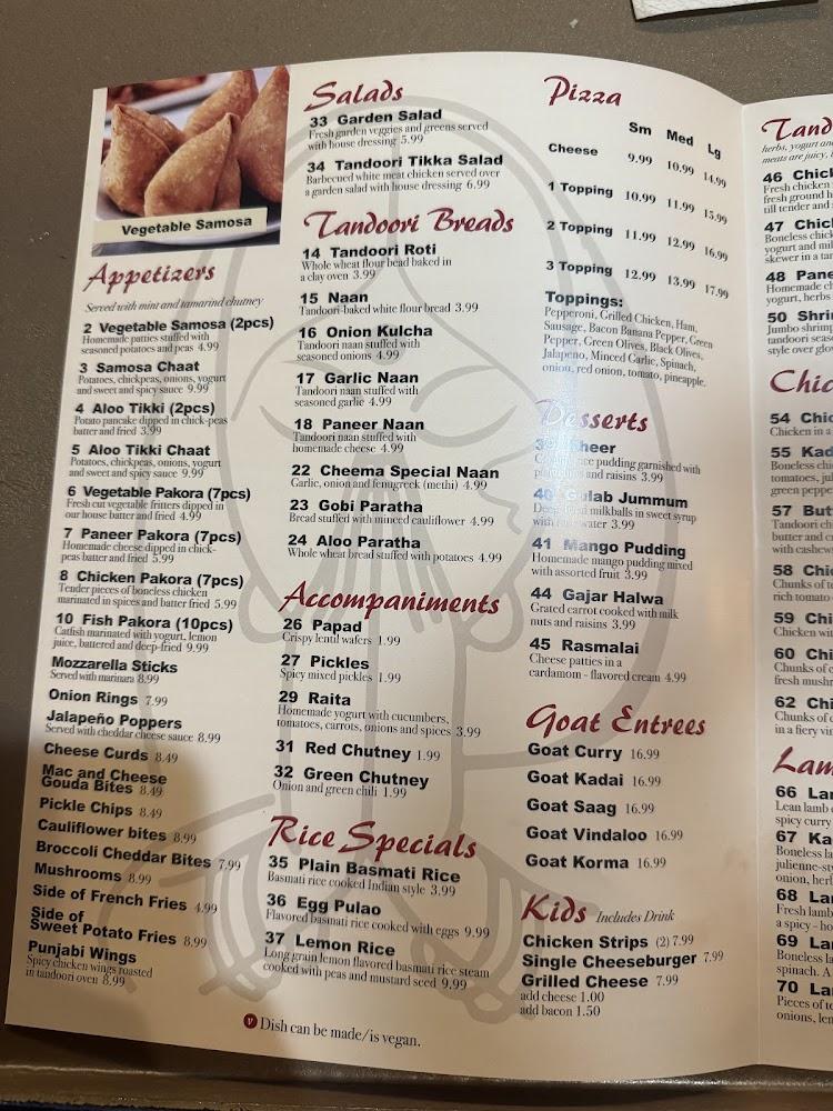 Taj Bar & Grill Menu image 3